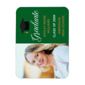 Green Graduate Photo 2025卒業発表 マグネット (縦)