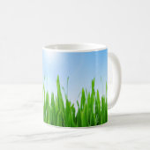 Green Grass Blue Sky Landscape-10826 コーヒーマグカップ (正面右)