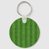 Green grass texture from a soccer field キーホルダー (裏面)