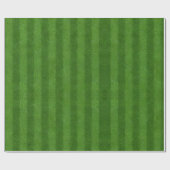 Green grass texture from a soccer field  ラッピングペーパー (フラット)