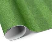 Green grass texture from a soccer field  ラッピングペーパー (ロールコーナー)