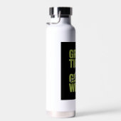 Green Grip Tight Grin Wider Silhouette ウォーターボトル (右面)
