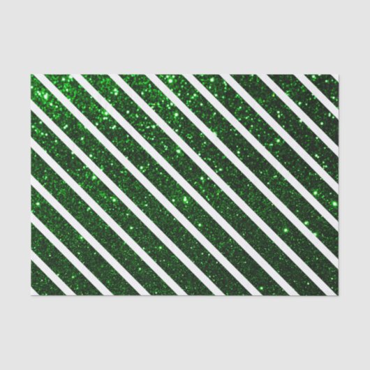 Green Happy xmas glitter luxe background 薄葉紙 (正面)