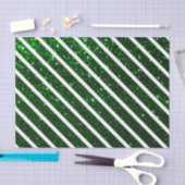 Green Happy xmas glitter luxe background 薄葉紙 (クラフト)