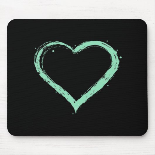 Green Heart Essential マウスパッド (正面)