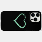 Green Heart Essential Case-Mate iPhoneケース (裏面 (横))