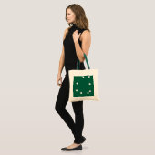 Green Heart Frame Tote Bag – Minimal Love Style トートバッグ (正面(モデル))