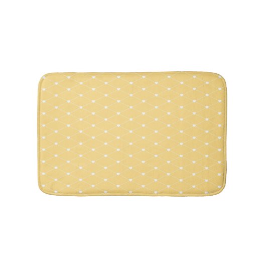 Green Herringbone Pattern Bath Mat バスマット (正面)