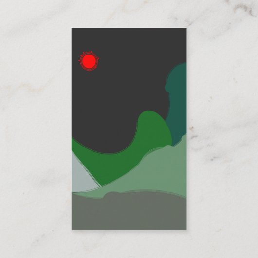 Green Hills Business Card 名刺 (裏面)