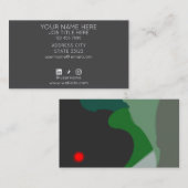 Green Hills Business Card 名刺 (正面/裏面)