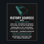 Green History Book、History Course 広告's チラシ<br><div class="desc">名刺の店で広告の歴史コースのチラシ。</div>