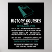 Green History Book、History Course 広告's ポスター (正面)