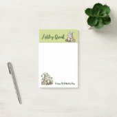 Green Holiday Gnome Writing Pad ポストイット (オフィス)