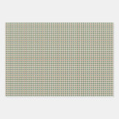 Green Holiday Themed ラッピングペーパーシート (正面2)