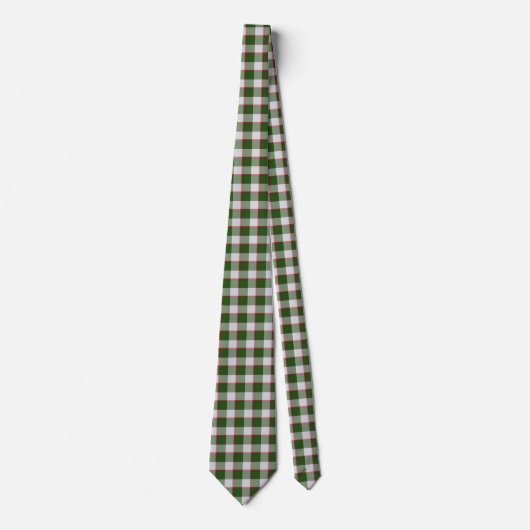 Green House and Mischka Gray Plaid Neck Tie ネクタイ (正面)