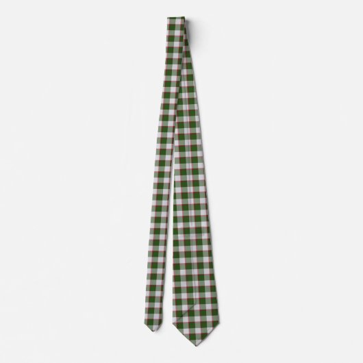 Green House and Mischka Gray Plaid Neck Tie ネクタイ (裏面)