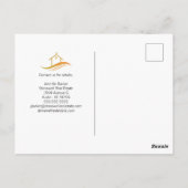 Green House For Sale Real Estate Listing ポストカード (裏面)