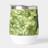 Green Hydrangea Floral Wedding Monogram  (右面)