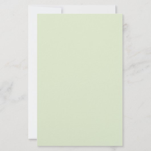Green Hydrangea Stationery Paper 便箋 (裏面)