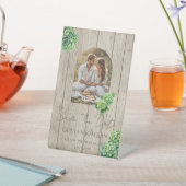 Green Hydrangea Wedding Invitation 台座サイン (インサイチュ)