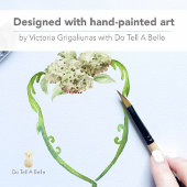 Green Hydrangea Wedding Monogram Save The Dates セーブザデート