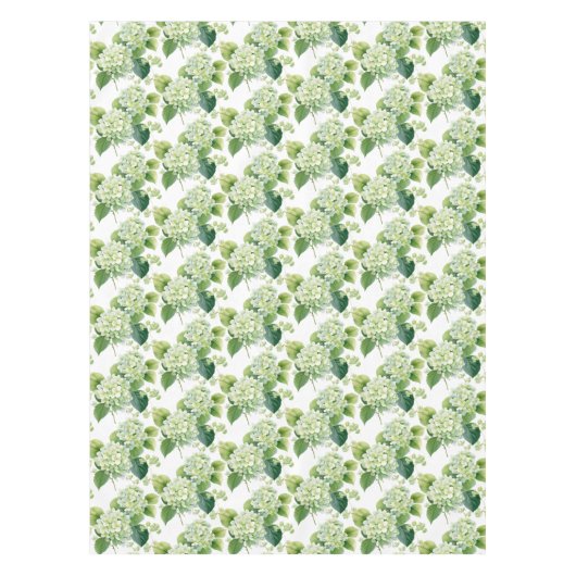 Green Hydrangeas テーブルクロス (正面)