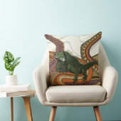 green iguana クッション (椅子)