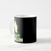 Green Irish Penguin Cute St Patricks Day Animal Lo コーヒーマグカップ (正面左)