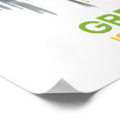 Green is a future - Solarpunk Poster ポスター (角)