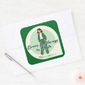 Green Is My Vibe Shirt – St Patrick’s Autocolante スクエアシール (封筒)