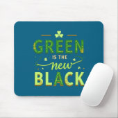 Green Is The New Black - St. Patrick’s Day Shamroc マウスパッド (マウス)
