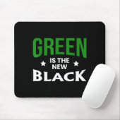 Green Is The New Black St. Patricks Day  マウスパッド (マウス)