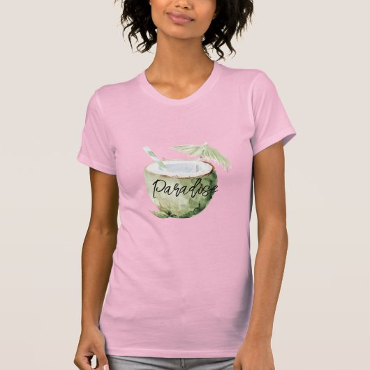 Green Island Coconut Paradise Tシャツ (正面)