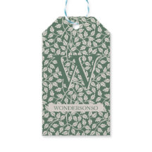 Green Ivory Flower two dual Thank You