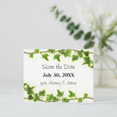 Green Ivy – 日付のポストカードを保存 案内ポストカード (スタンド正面)