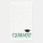 Green Ivy Patterned Graduation Cap (正面)