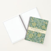 Green Jasmine Botanical Pattern Sketchbook ノートブック (内部)