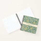 Green Jasmine Botanical Pattern Sketchbook ノートブック (内部)