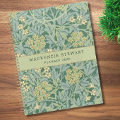 Green Jasmine Floral Pattern 2026 プランナー手帳