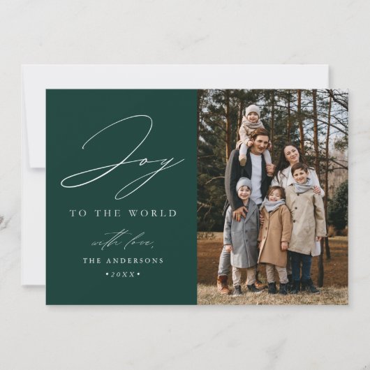 Green Joy モダン to the World写真 シーズンカード (正面)