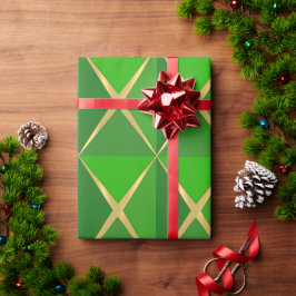 Green Joyoux Noel Wrapping Paper ラッピングペーパー