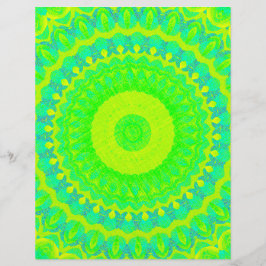 Green Kaleidoscope Bulk Scrapbook Paper Pages チラシ