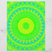 Green Kaleidoscope Bulk Scrapbook Paper Pages チラシ (裏面)