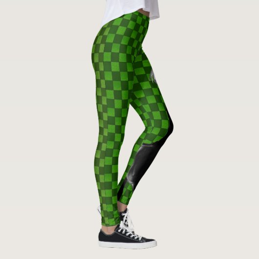 GREEN KARO Leggings レギンス (右)