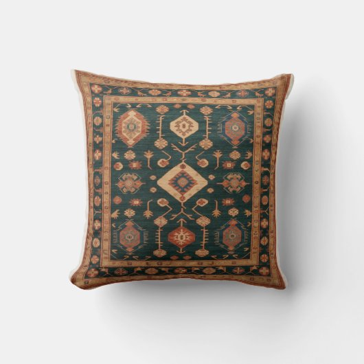 Green Kilim Lumbar Pillows:心地よいとAesthetti クッション (正面)