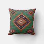 Green Kilim Pillowsカナダ:グローバルスタイルをもたらす クッション (裏面)