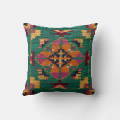 Green Kilim Pillows:自然のTouch モダン クッション (裏面)