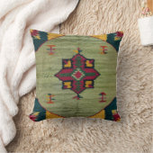 Green Kilim Pillows USA：本物の職人技 クッション (ブランケット)