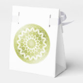Green Lace Mandala Wedding フェイバーボックス (裏面サイド)