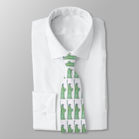 Green Lady Libertyの女神NYC Tie ネクタイ (タイ)